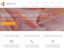 Tablet Screenshot of motecs.com